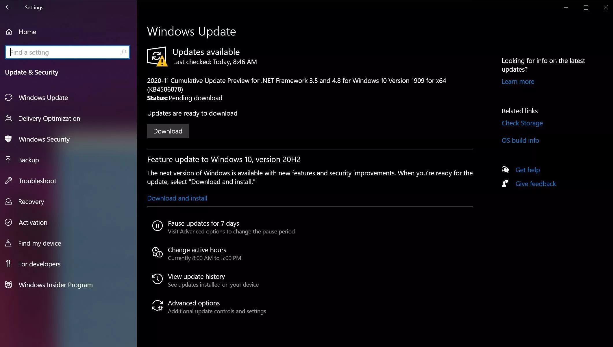 Windows Update را روی کامپیوتر جدید اجرا نمایید.